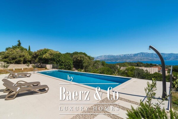 photo 4 Brač, Škrip, luxury villa with pool + building plot 1000 m2 with project