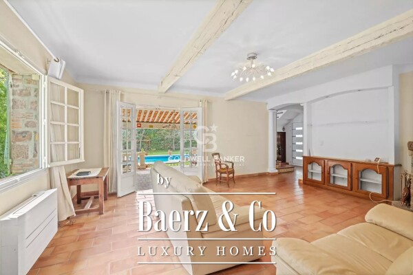 photo 4 MOUGINS: CLOSE TO INTERNATIONAL SCHOOLS - PROVENCAL VILLA 5 BEDROOMS WITH POOL AND MAGNIFICENT LANDSCAPED LAND