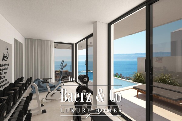 photo 8 Duće, new construction, luxurious apartment with pool and open sea view S1 ​