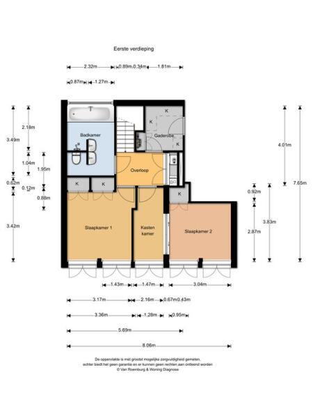 Floor Plan 3 - Hobbemakade 30 A