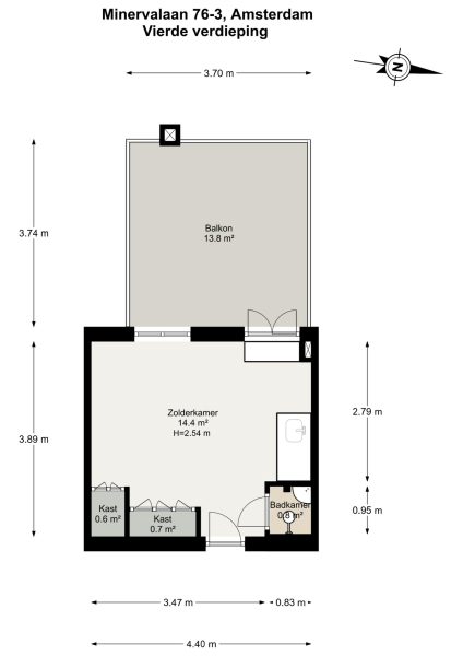 Floor Plan 2 - Minervalaan 76 3