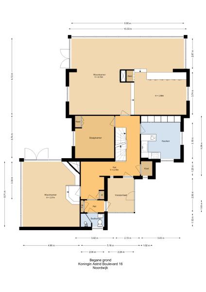 Floor Plan 1 - Koningin Astrid Boulevard 16