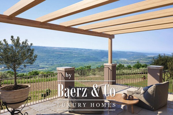 photo 4 Istria, Grožnjan, luxury villa in the unfinished phase with panoramic sea views