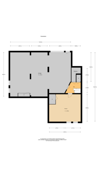 Floor Plan 3 - Eerste Hoefweg 3 B