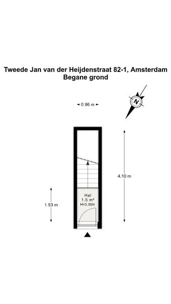 Floor Plan 1 - Tweede Jan van der Heijdenstraat 82 1