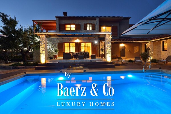 photo 25 Šibenik, Martinska, beautiful stone villa with a swimming pool, garden and playground