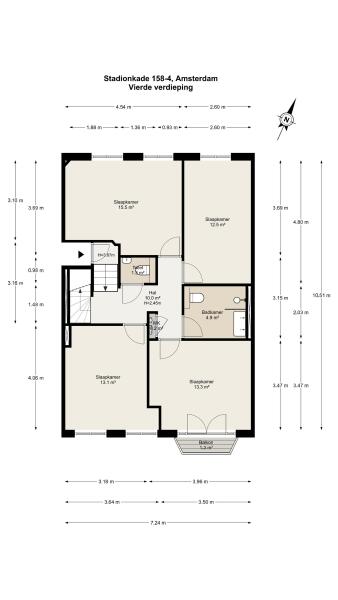 Floor Plan 1 - Stadionkade 158 4