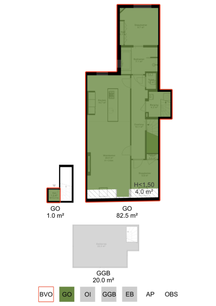 Floor Plan 7 - Zocherstraat 20 4