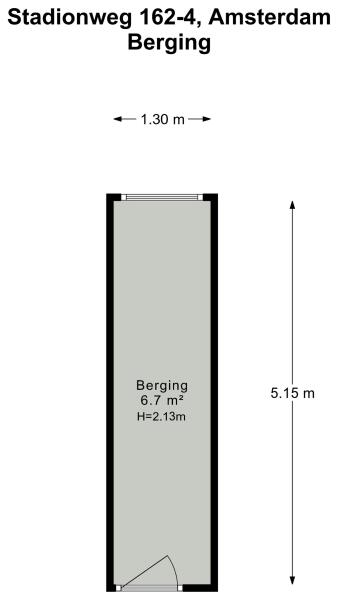 Floor Plan 2 - Stadionweg 162 4