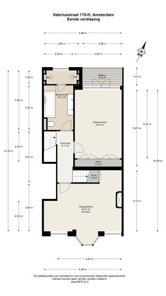 Floor Plan 3 - Valeriusstraat 170 H