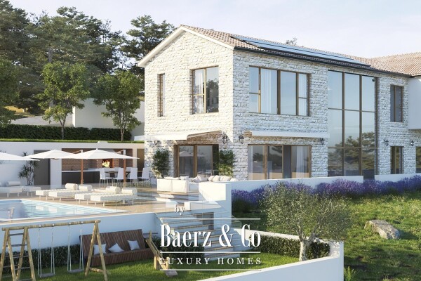 photo 1 Podstrana, unique villa in a secluded location, with open sea views