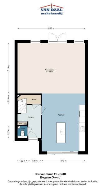 Floor Plan 1 - Druivenmuur 11
