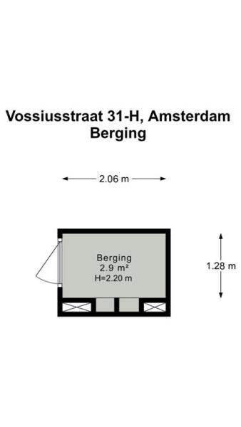 Floor Plan 2 - Vossiusstraat 31 H