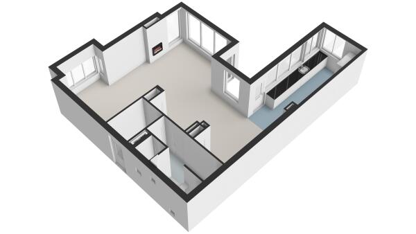 Floor Plan 2 - Charlotte de Bourbonstraat 24