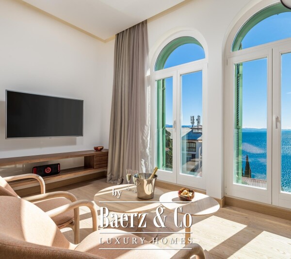 photo 2 Luxury Apartment in a Historic Opatija Villa with Breathtaking Panoramic Sea Views