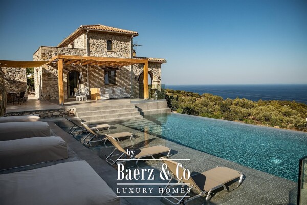 photo 1 Exceptional stone villa in Northern Zakynthos with sea views and self-contained guesthouse