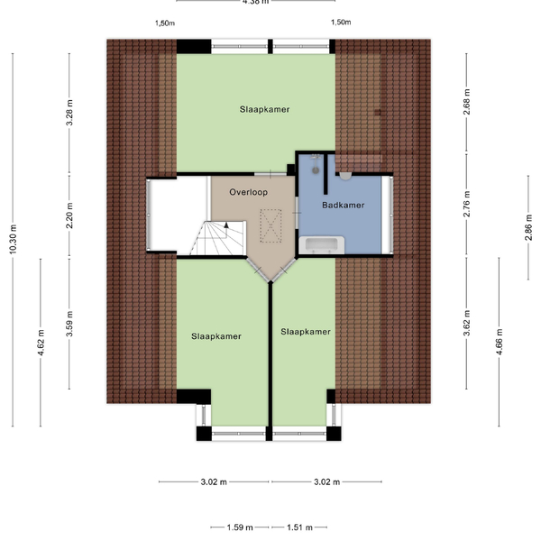 Floor Plan 2 - Rosmolen 9 A